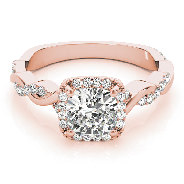 Cushion Engagement Ring M51086-E-7.5