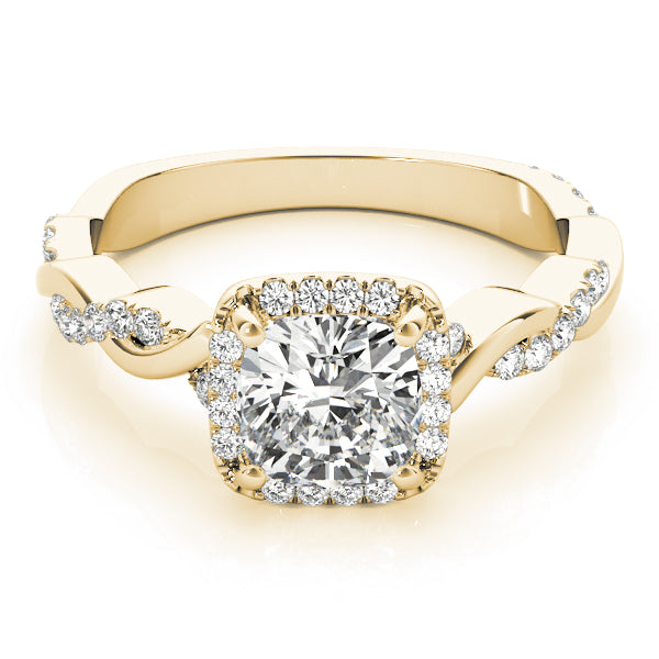 Cushion Engagement Ring M51086-E-6