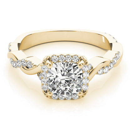 Cushion Engagement Ring M51086-E-7.5