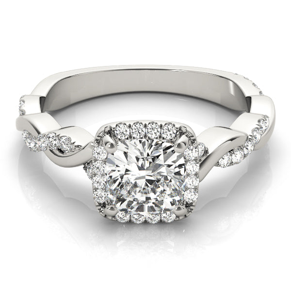 Cushion Engagement Ring M51086-E-6