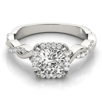 Cushion Engagement Ring M51086-E-6.5