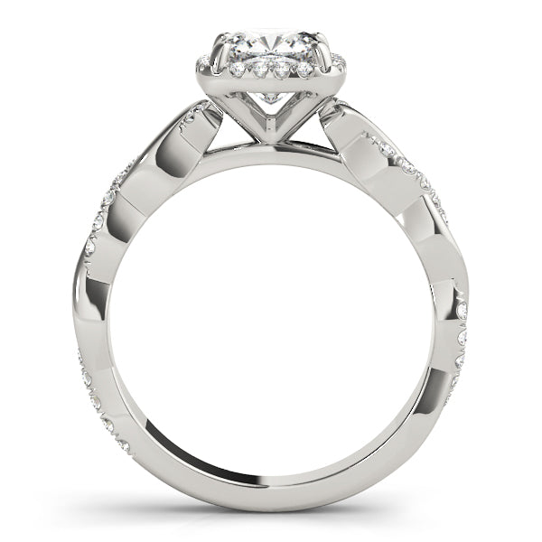 Cushion Engagement Ring M51086-E-6