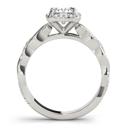 Cushion Engagement Ring M51086-E-6