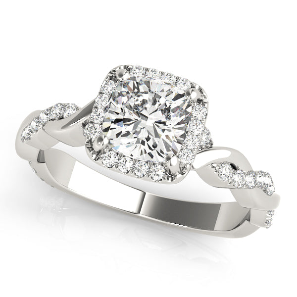 Cushion Engagement Ring M51086-E-6.5