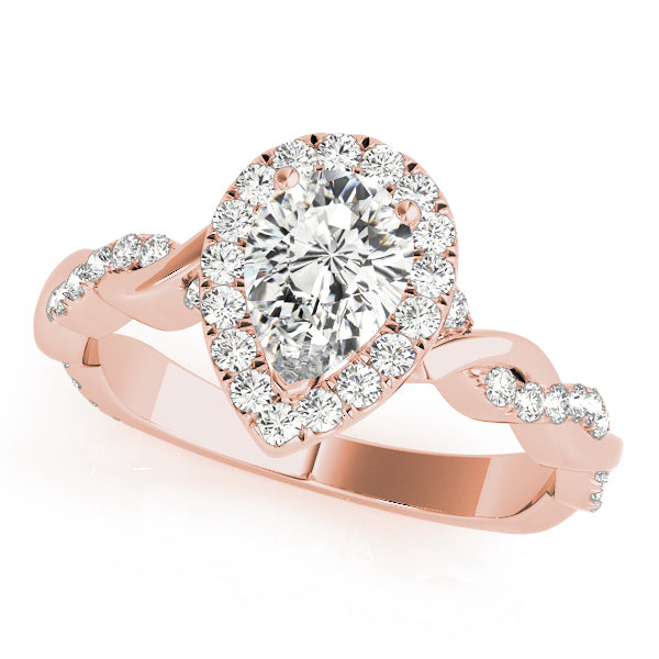 Pear Engagement Ring M51087-E-8X5.5