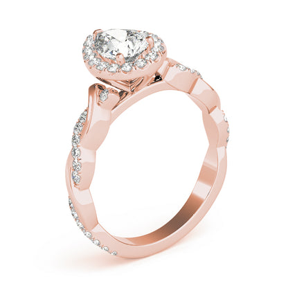 Pear Engagement Ring M51087-E-9.5X6.5