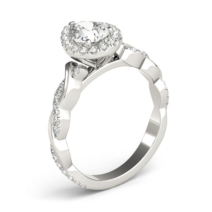 Pear Engagement Ring M51087-E-8X5.5