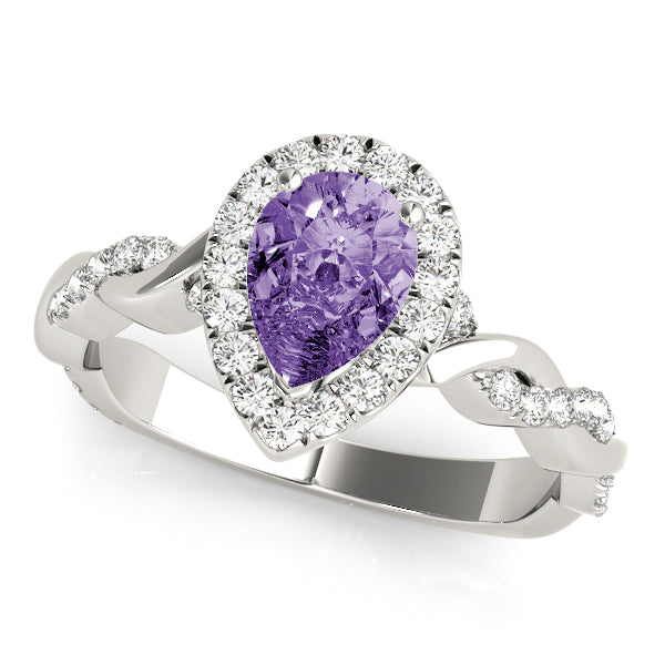 Pear Engagement Ring M51087-E-9.5X6.5