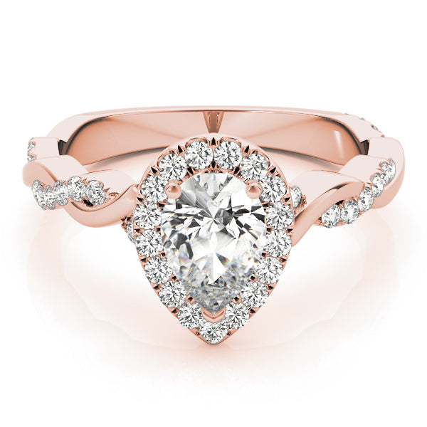 Pear Engagement Ring M51087-E-9.5X6.5