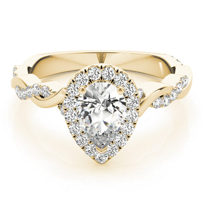 Pear Engagement Ring M51087-E-9X6