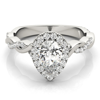 Pear Engagement Ring M51087-E-9.5X6.5