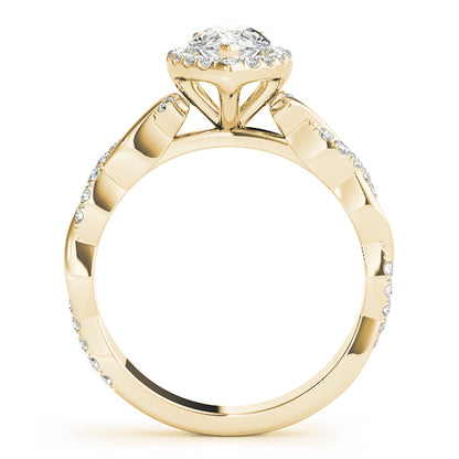 Pear Engagement Ring M51087-E-9.5X6.5