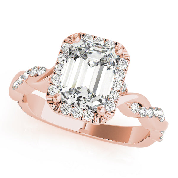Emerald Cut Engagement Ring M51088-E-7X5