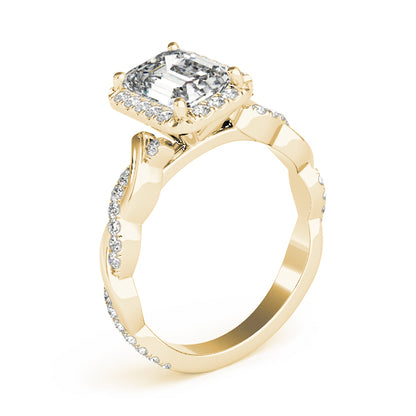 Emerald Cut Engagement Ring M51088-E-12X10