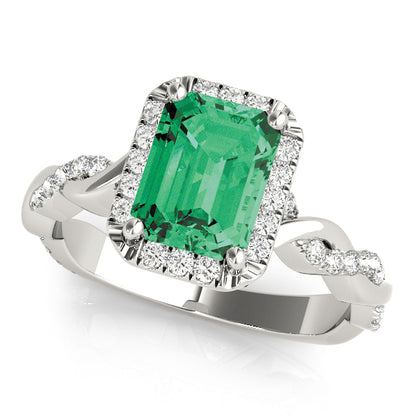 Emerald Cut Engagement Ring M51088-E-8X6