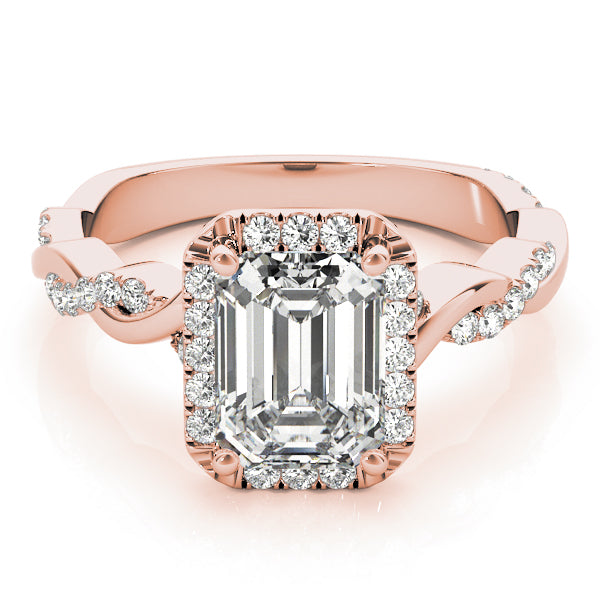 Emerald Cut Engagement Ring M51088-E-8X6