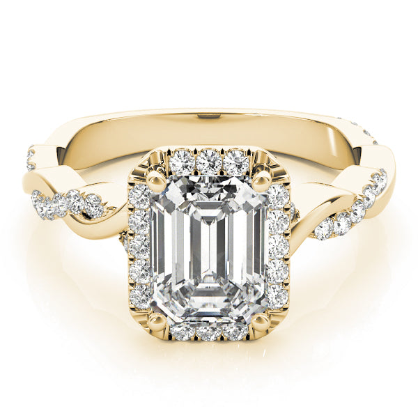 Emerald Cut Engagement Ring M51088-E-8X6