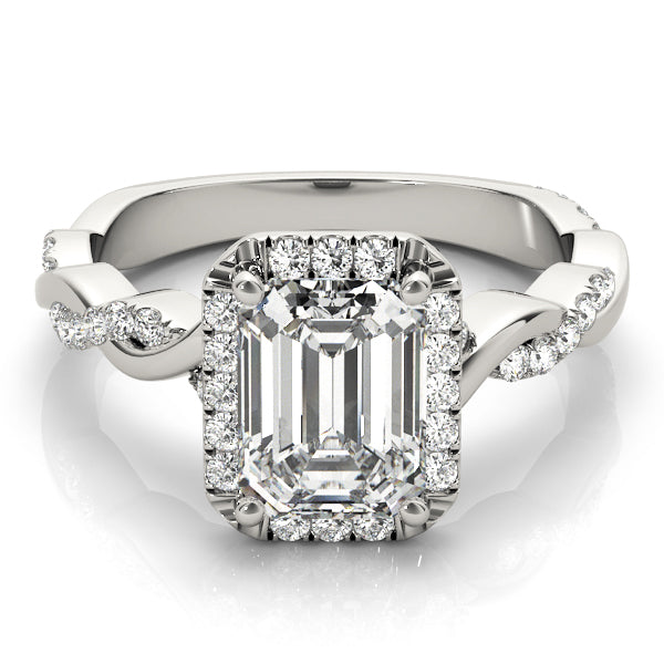 Emerald Cut Engagement Ring M51088-E-7X5