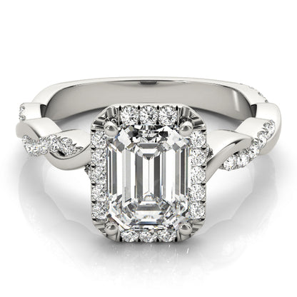 Emerald Cut Engagement Ring M51088-E-7X5