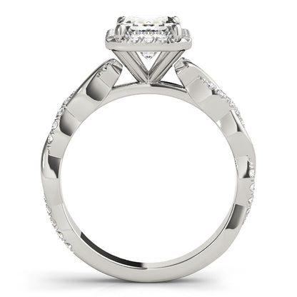 Emerald Cut Engagement Ring M51088-E-8.5X6.5