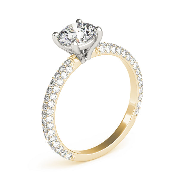 Round Engagement Ring M51091-E-11/2