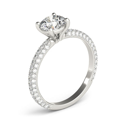 Round Engagement Ring M51091-E-1/2