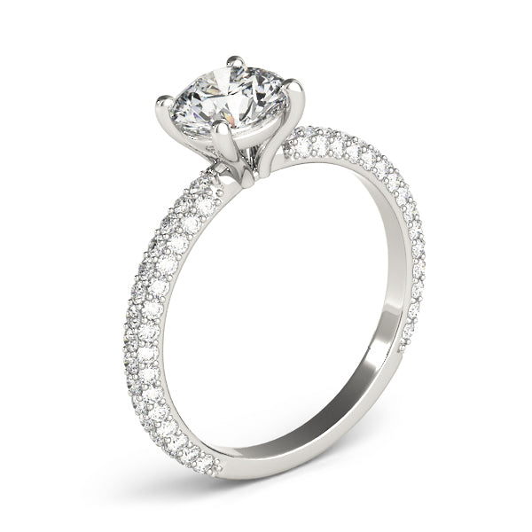 Round Engagement Ring M51091-E-11/2
