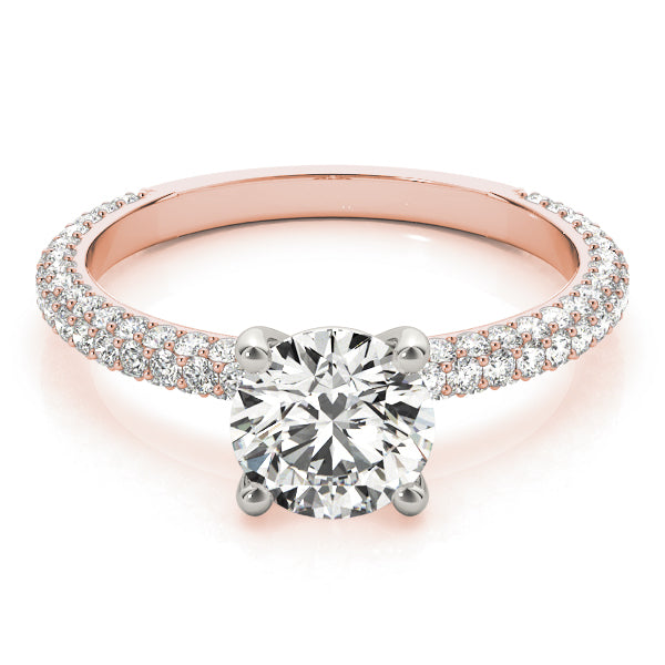 Round Engagement Ring M51091-E-1/2