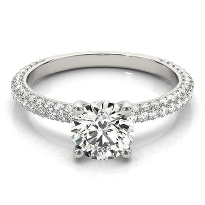 Round Engagement Ring M51091-E-1/2