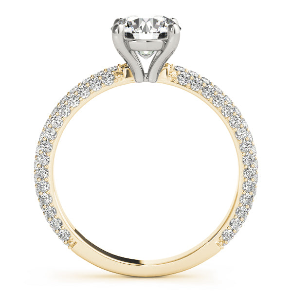 Round Engagement Ring M51091-E-1/2