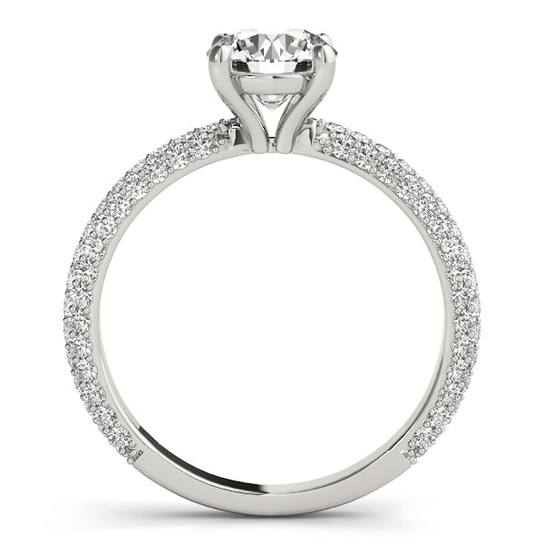 Round Engagement Ring M51091-E-1/2