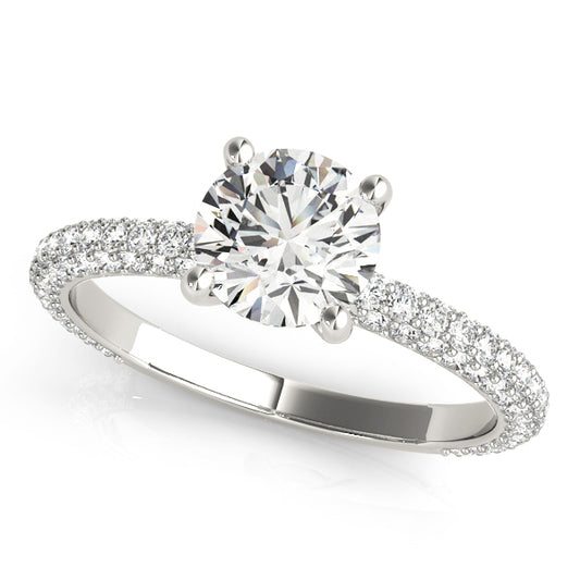 Round Engagement Ring M51091-E-11/2