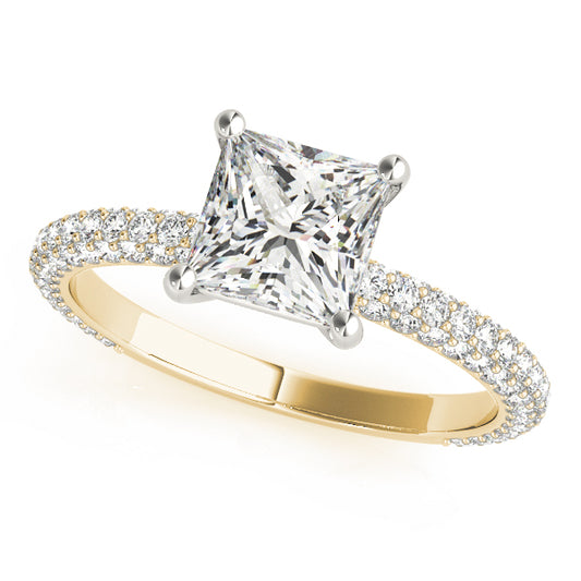Square Engagement Ring M51092-E-7