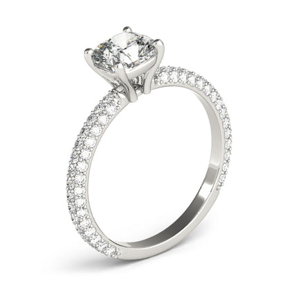 Cushion Engagement Ring M51093-E-5