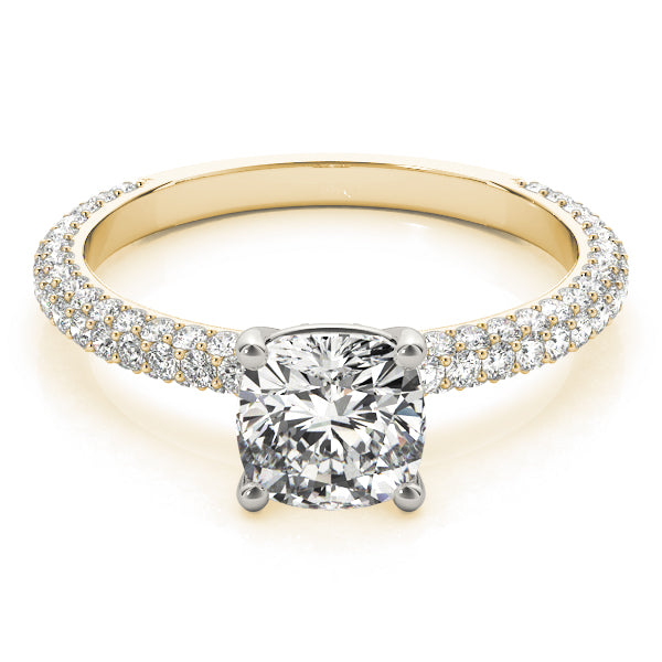 Cushion Engagement Ring M51093-E-5