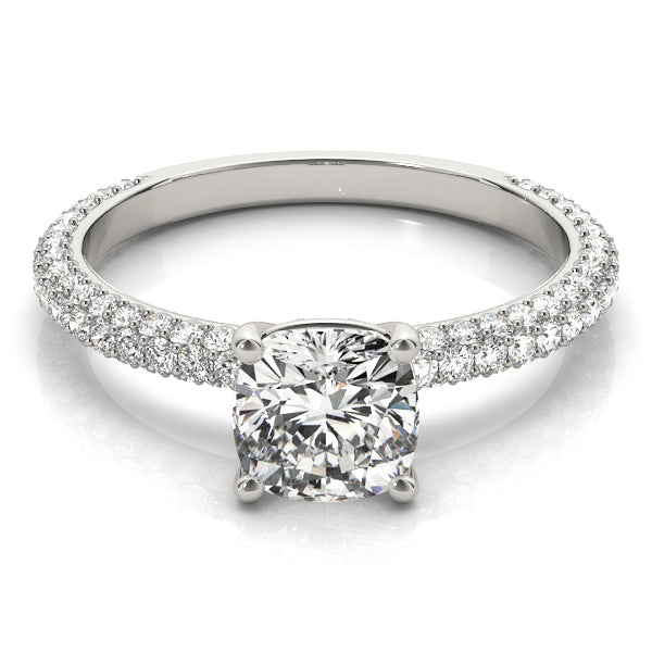 Cushion Engagement Ring M51093-E-5