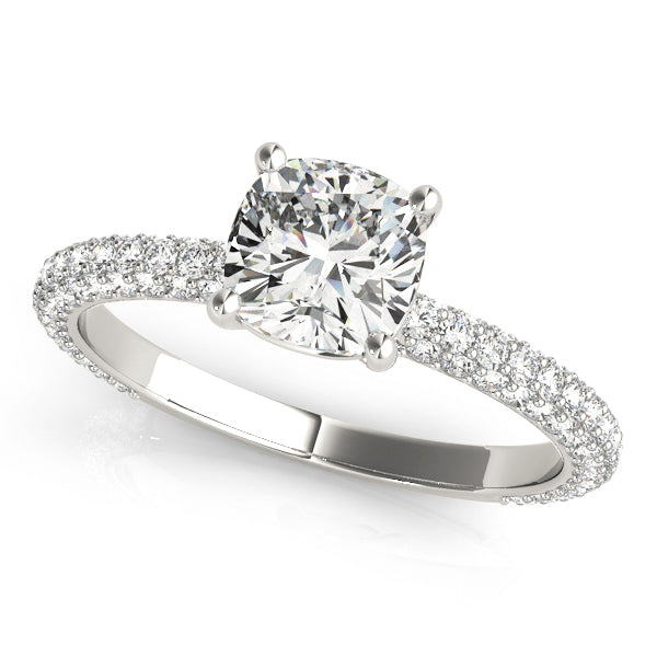 Cushion Engagement Ring M51093-E-7.5