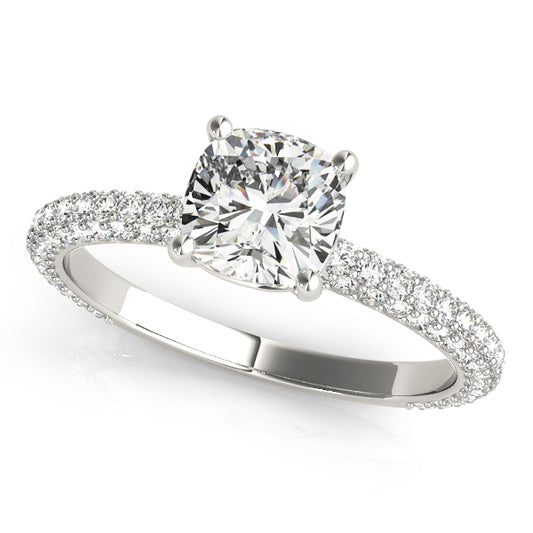 Cushion Engagement Ring M51093-E-7.5