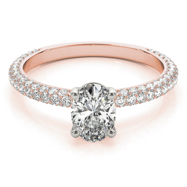 Oval Engagement Ring M51094-E-7.5X5.5