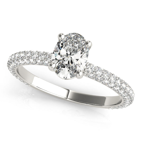 Oval Engagement Ring M51094-E-8.5X6.5