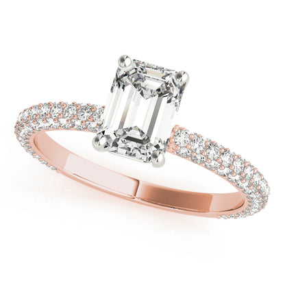 Emerald Cut Engagement Ring M51095-E-8.5X6