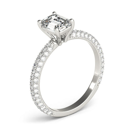 Emerald Cut Engagement Ring M51095-E-6X4