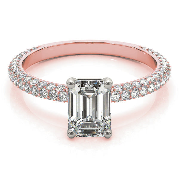Emerald Cut Engagement Ring M51095-E-8X6