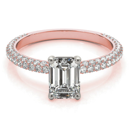 Emerald Cut Engagement Ring M51095-E-8X6