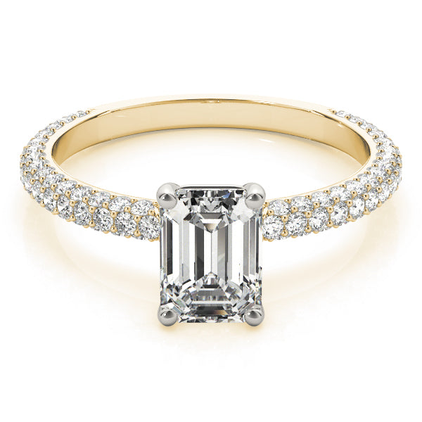 Emerald Cut Engagement Ring M51095-E-6X4