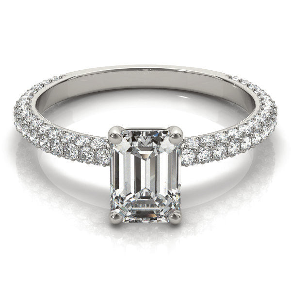 Emerald Cut Engagement Ring M51095-E-7X5