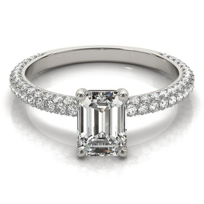 Emerald Cut Engagement Ring M51095-E-8X6