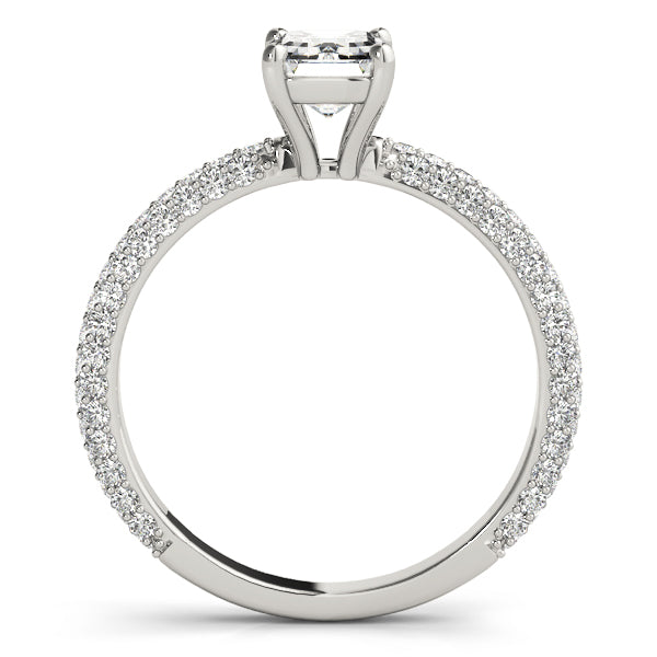 Emerald Cut Engagement Ring M51095-E-8.5X6