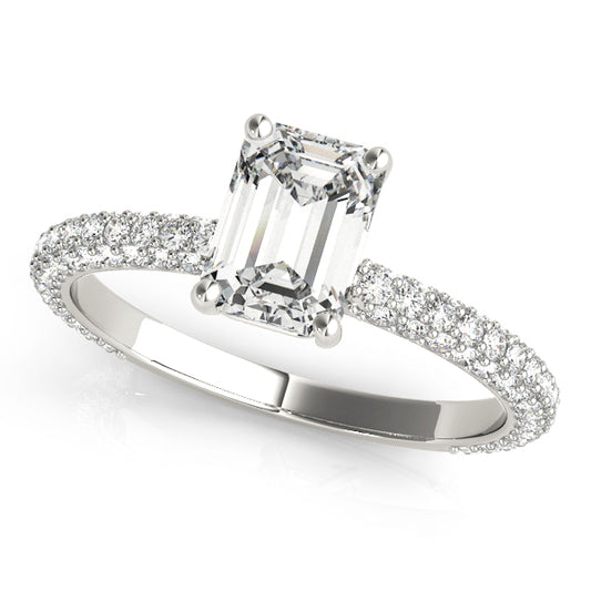 Emerald Cut Engagement Ring M51095-E-8X6