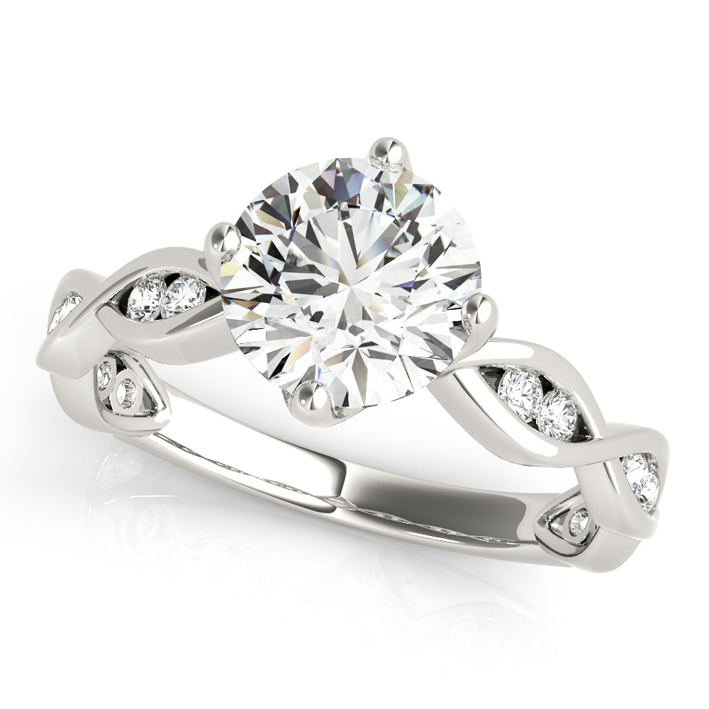 Round Engagement Ring M51105-E-11/4